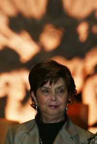 Patricia Clausell, anteayer, durante la presentación de su libro