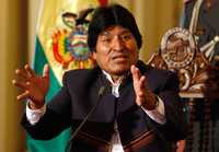 El presidente de Bolivia, Evo Morales, en palacio de gobierno en La Paz