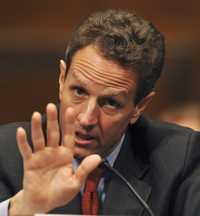 Timothy Geithner, secretario del Tesoro estadunidense, dijo ayer al presentar el nuevo paquete de estímulo económico, que "el sistema financiero trabaja en contra de una recuperación y esa es la dinámica que se debe cambiar"